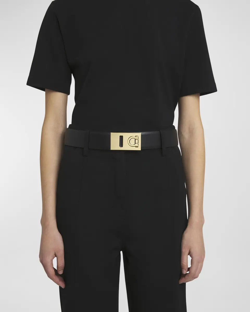 Ferragamo Hug Leather Belt | Thumbnail 2