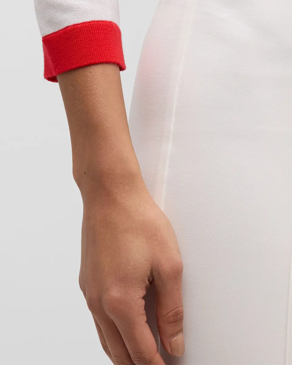 Alice + Olivia Emiko High-Waisted Slit-Cuff Pants | Thumbnail 5