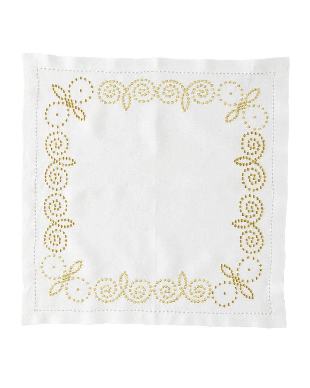 Deborah Rhodes Henna Embroidered Napkins, Set of 4