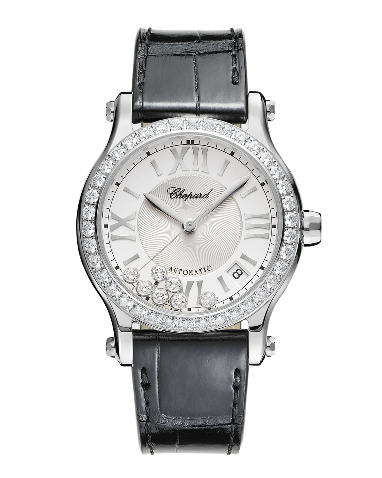Chopard Happy Sport 36mm Stainless Steel Diamond Watch