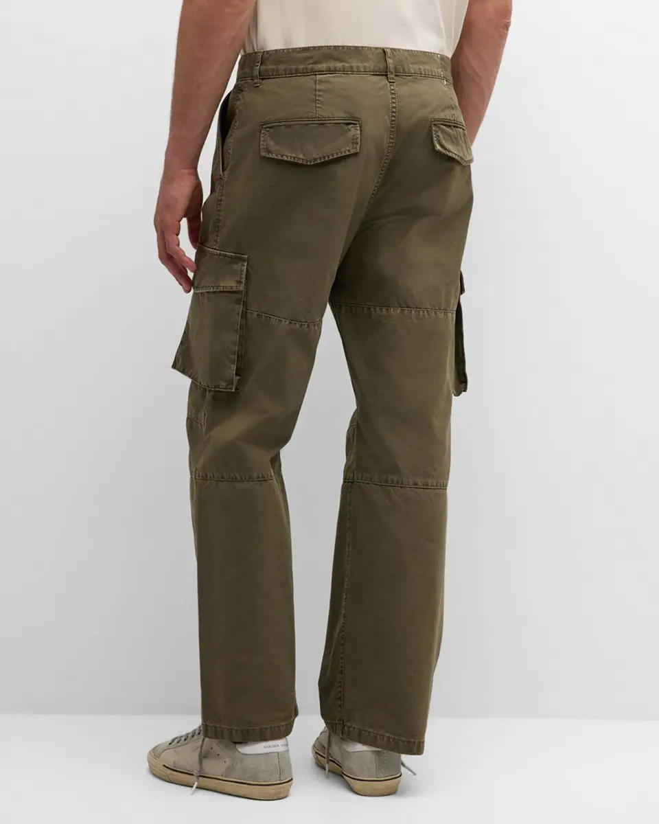 Golden Goose Men's Journey Garment-Dyed Cotton Cargo Pants | Thumbnail 3