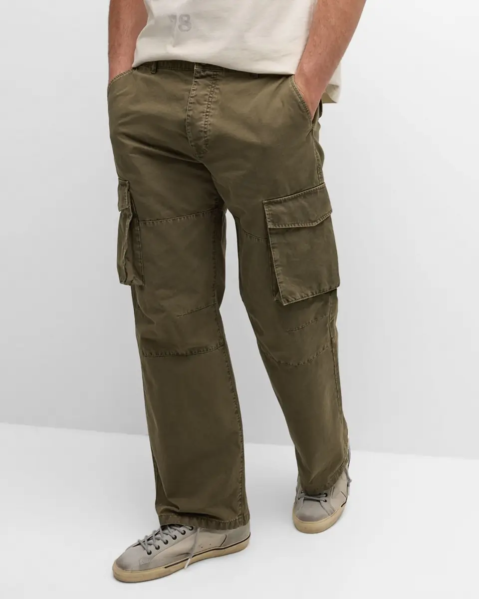 Golden Goose Men's Journey Garment-Dyed Cotton Cargo Pants | Thumbnail 6
