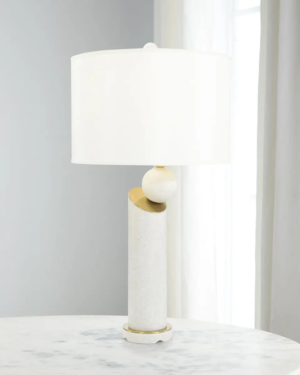 John-Richard Collection Versatz 36" Table Lamp, Shimmering Stone | Thumbnail 2