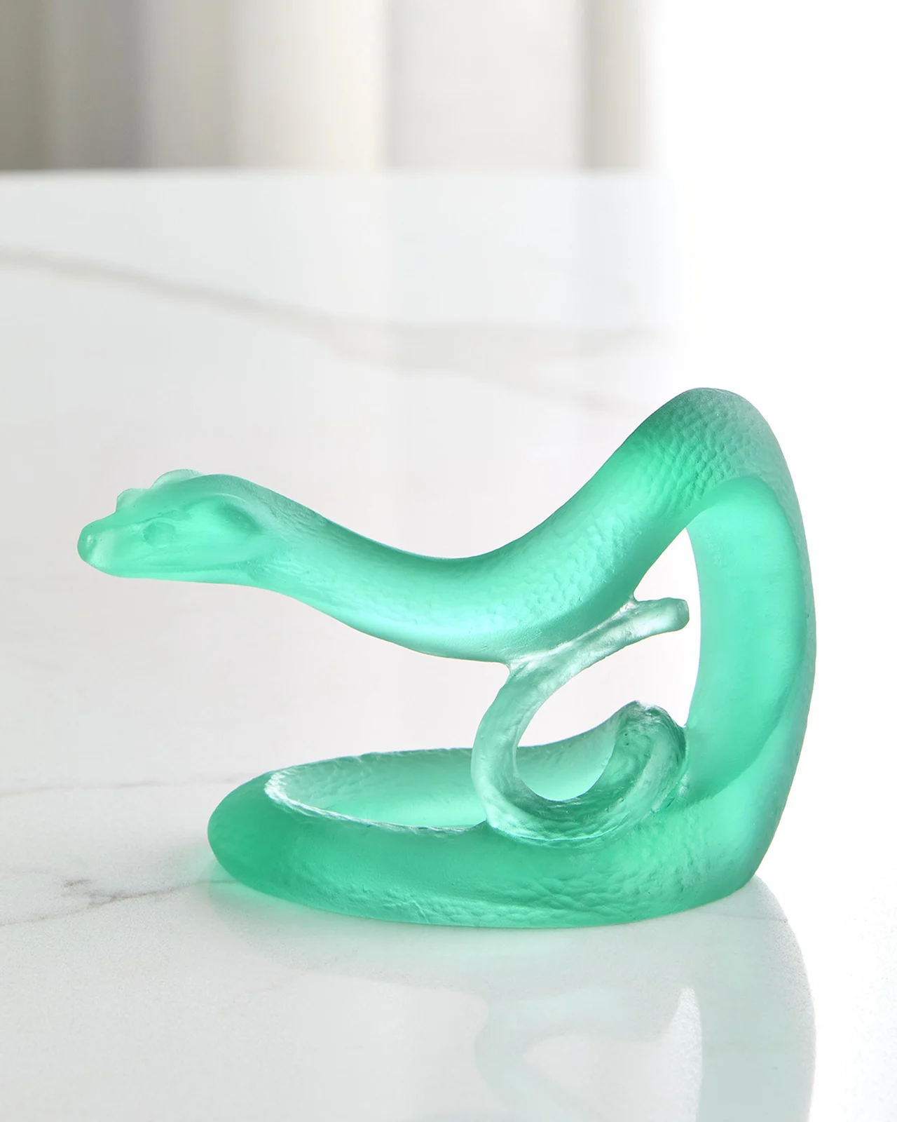 Horoscope Snake Leaded Crystal Statue Horoscope Snake Leaded Crystal Statue