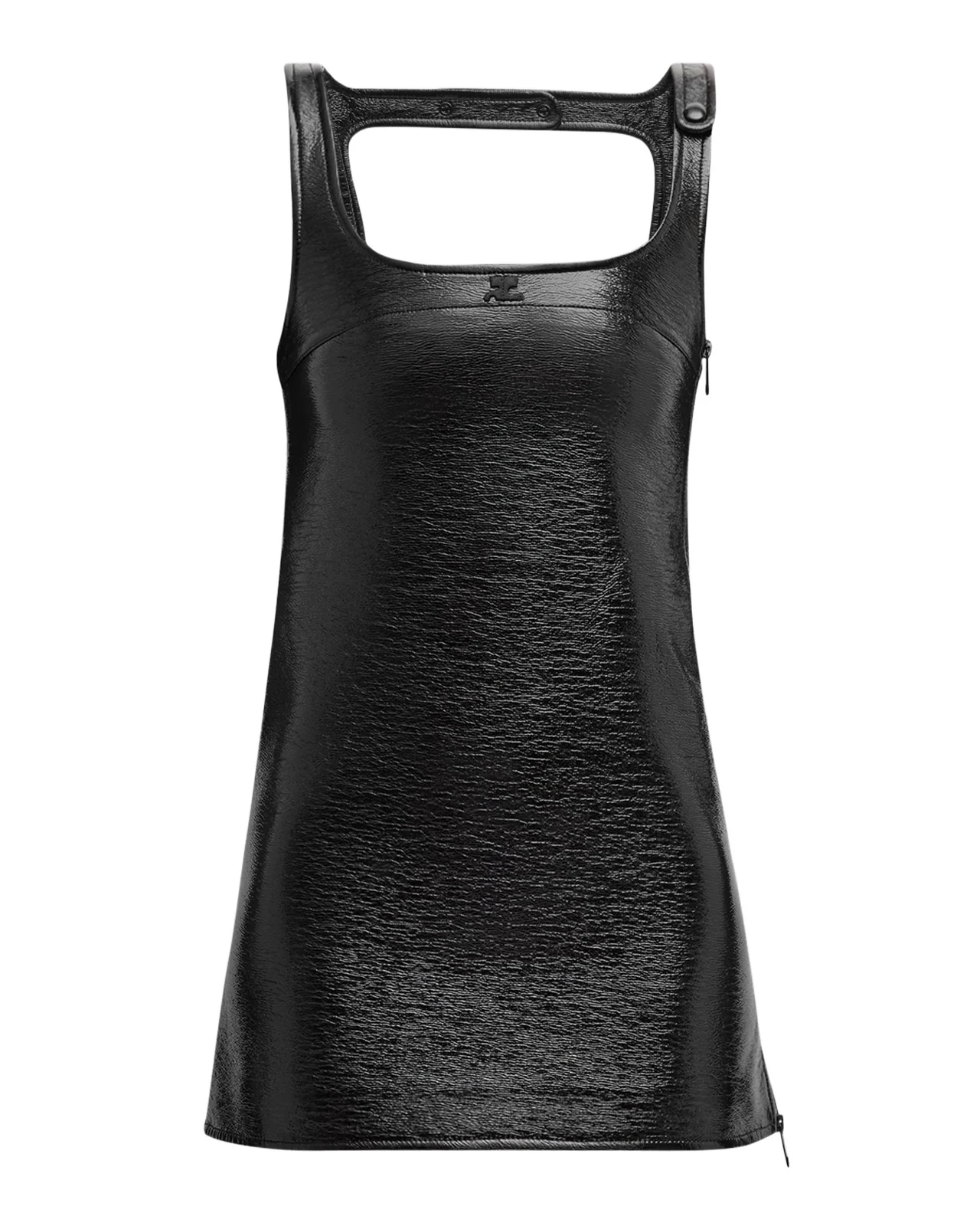 Re-Edition A-Line Vinyl Mini Dress
