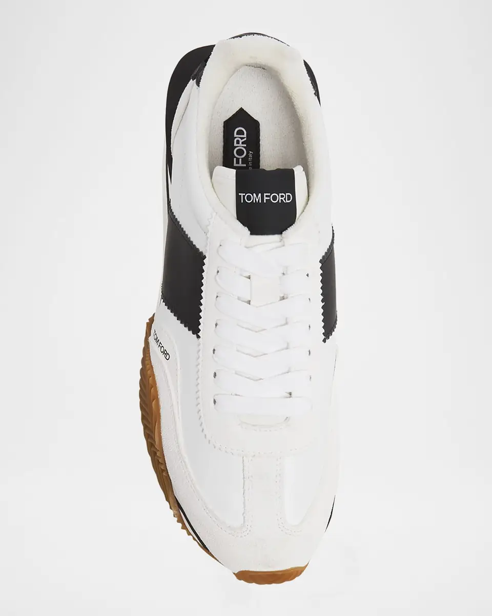 TOM FORD Men's James Nylon and Suede Sneakers | Thumbnail 5 TOM FORD Men's James Nylon and Suede Sneakers | Thumbnail 5