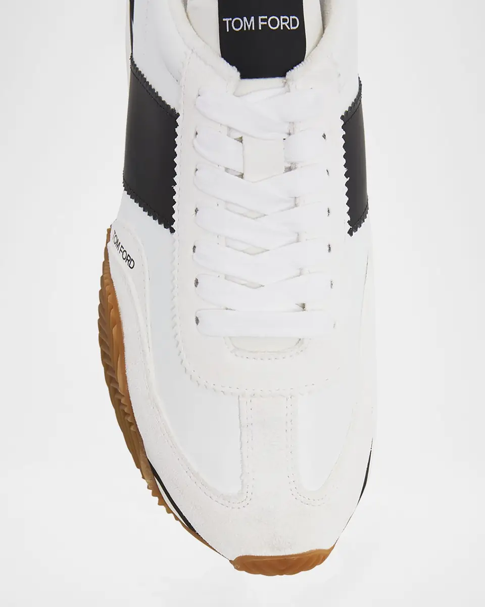 TOM FORD Men's James Nylon and Suede Sneakers | Thumbnail 6 TOM FORD Men's James Nylon and Suede Sneakers | Thumbnail 6