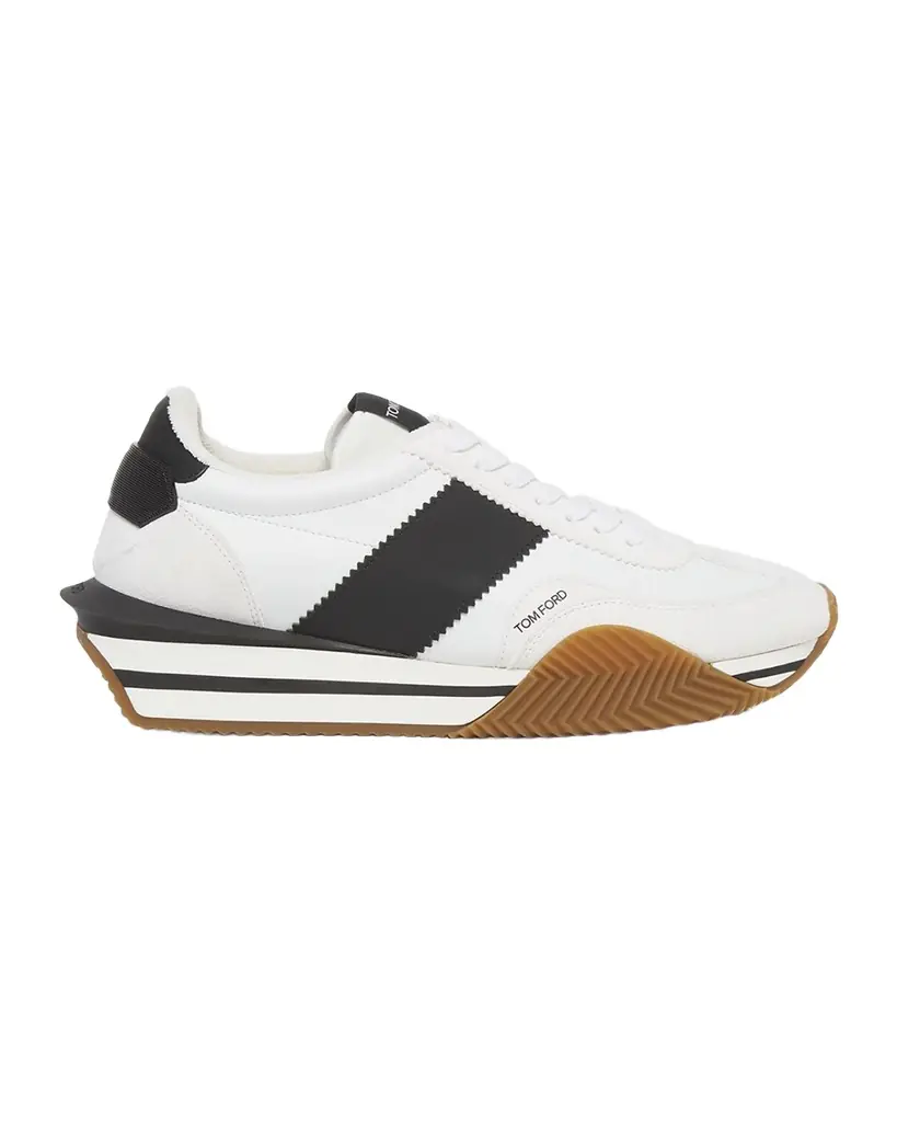 Men's James Nylon and Suede Sneakers Men's James Nylon and Suede Sneakers