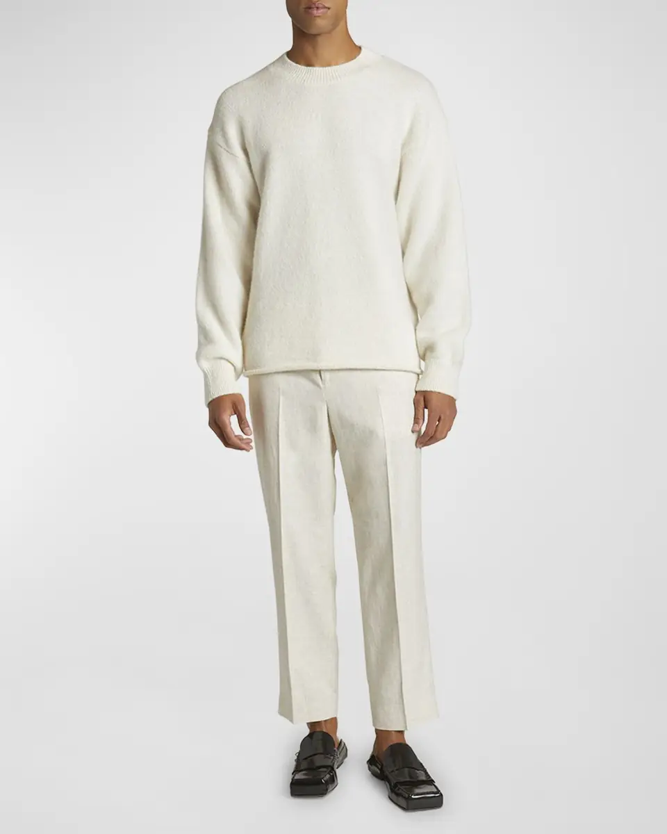 Jacquemus Men's Brushed Logo Sweater | Thumbnail 2 Jacquemus Men's Brushed Logo Sweater | Thumbnail 2