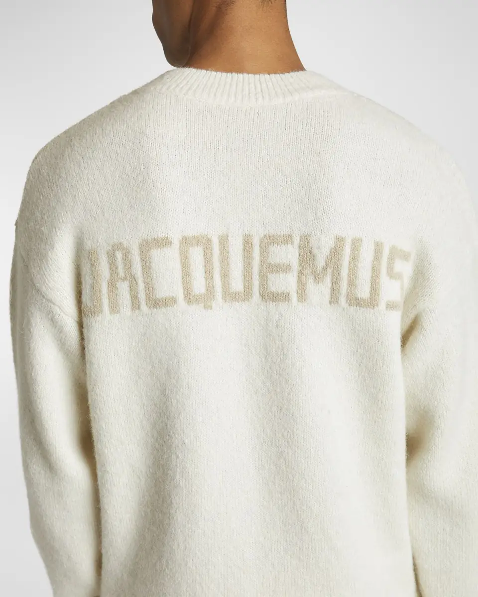 Jacquemus Men's Brushed Logo Sweater | Thumbnail 7 Jacquemus Men's Brushed Logo Sweater | Thumbnail 7