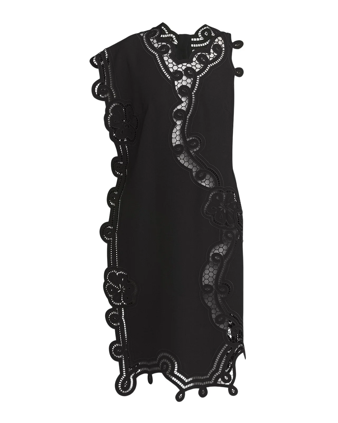 Bottega Veneta Floral Cutwork Embroidered Shift Dress