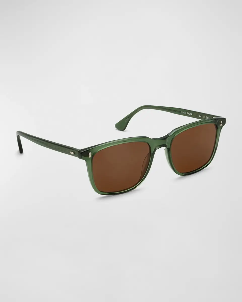 KREWE Men's Matthew Acetate Square Sunglasses | Thumbnail 2 KREWE Men's Matthew Acetate Square Sunglasses | Thumbnail 2