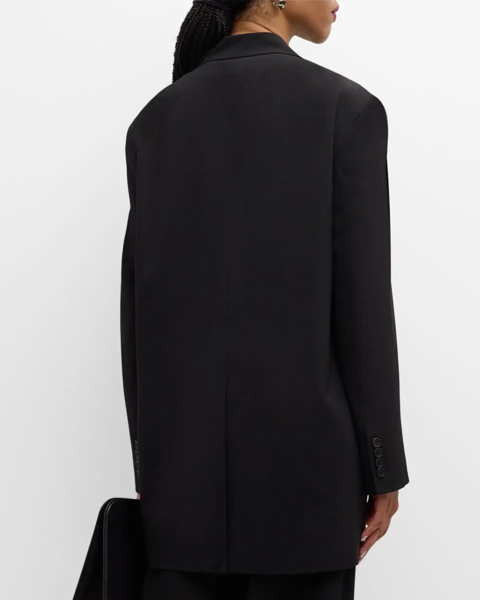 The Row Obine Oversized Single-Breasted Jacket | Thumbnail 3 The Row Obine Oversized Single-Breasted Jacket | Thumbnail 3