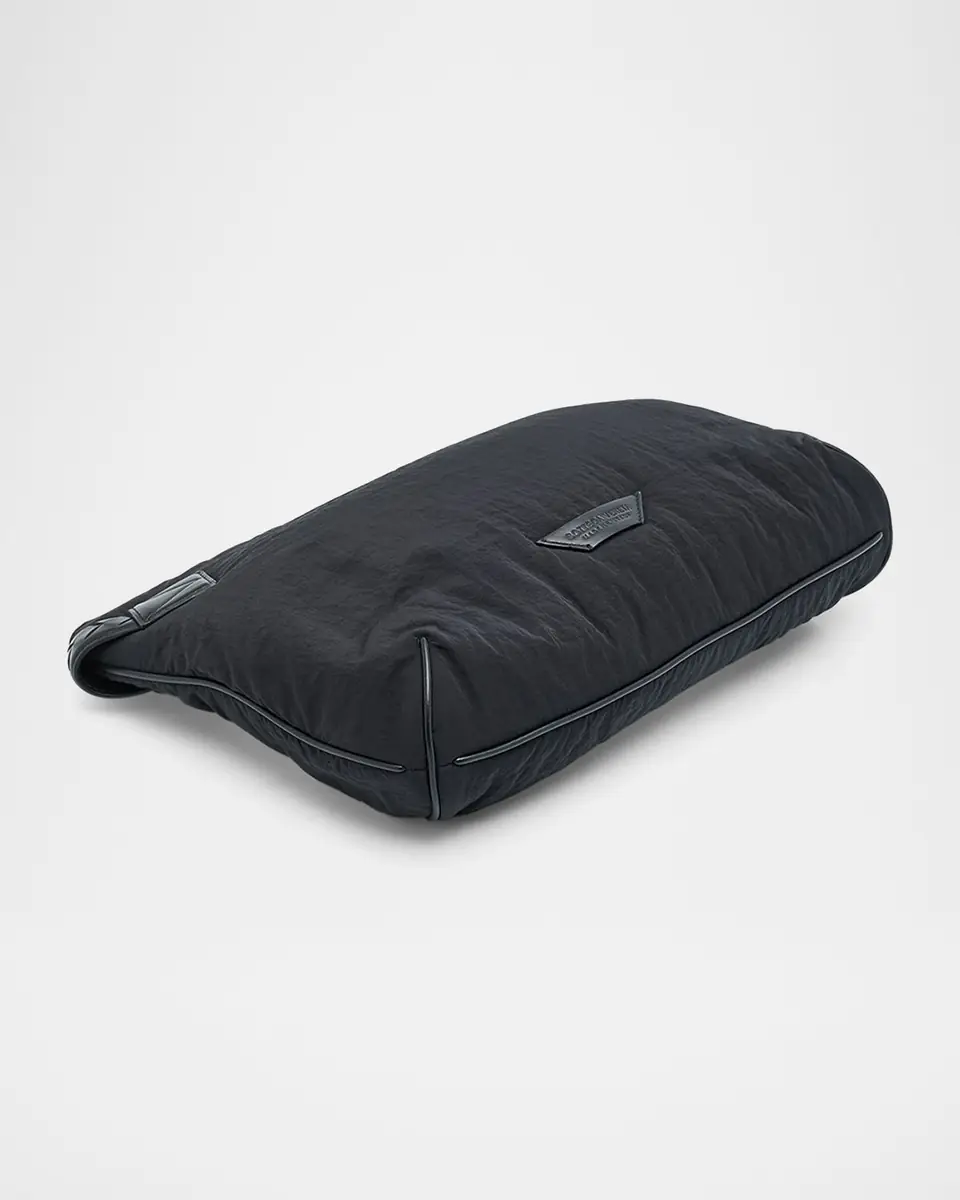 Bottega Veneta Men's Crossroad Paper Nylon Small Pouch | Thumbnail 7