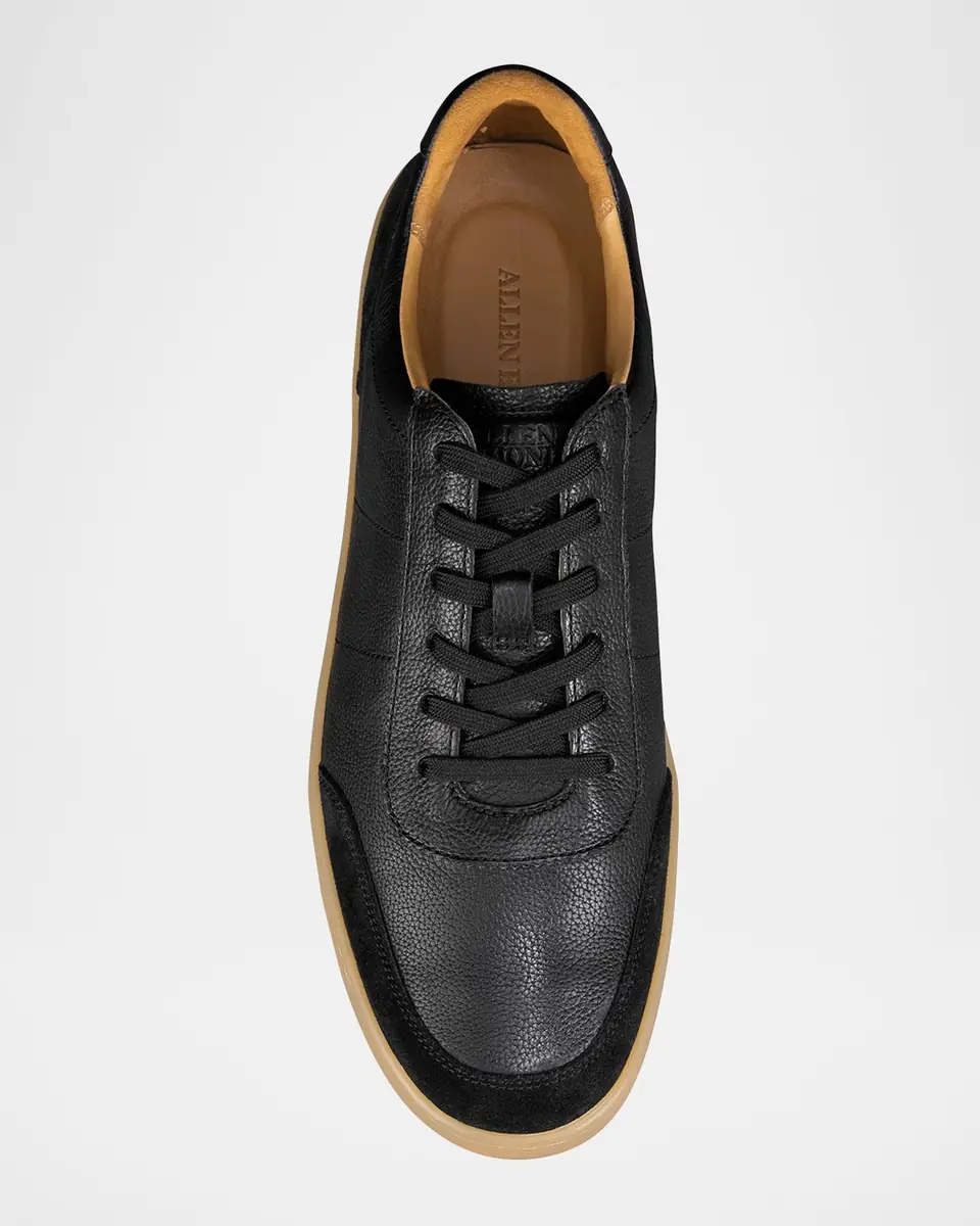 Allen Edmonds Men's Liam Grained Leather Low-Top Sneakers | Thumbnail 3 Allen Edmonds Men's Liam Grained Leather Low-Top Sneakers | Thumbnail 3