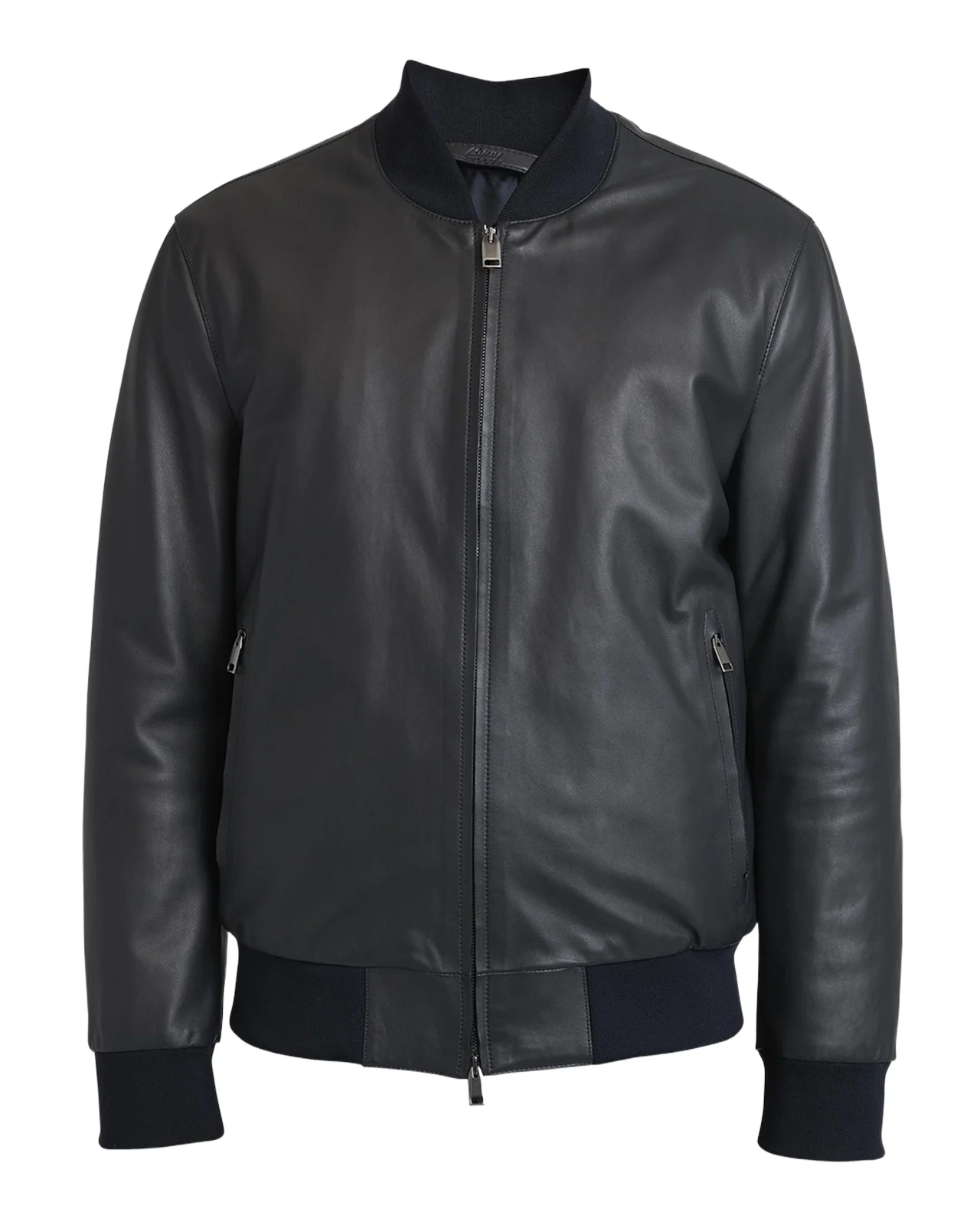Men's Classic Leather Bomber Jacket Men's Classic Leather Bomber Jacket