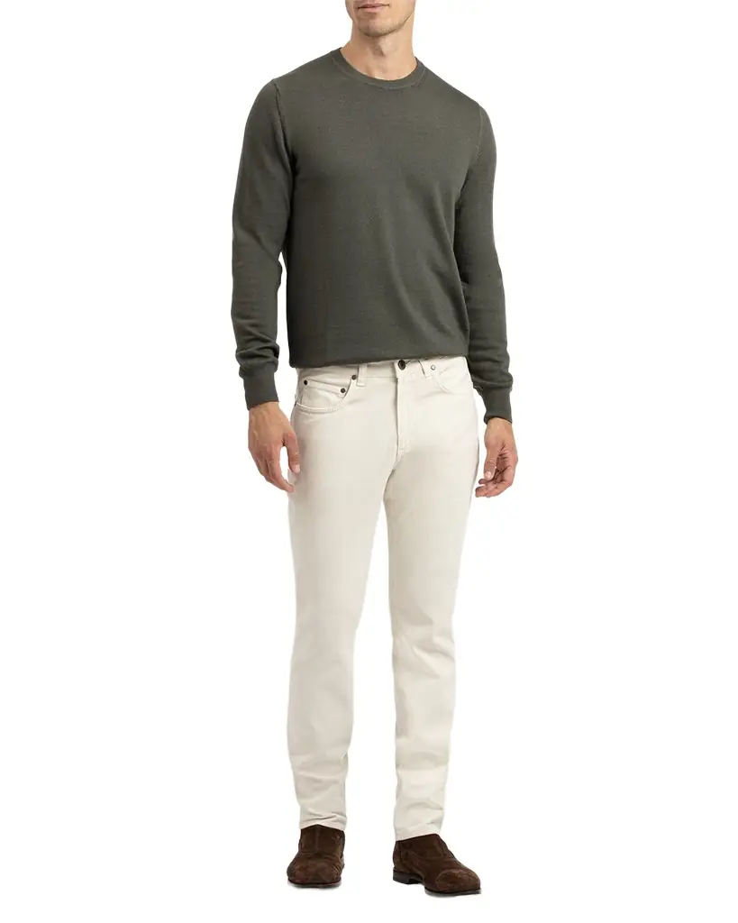Boglioli Men's Washed Cotton 5-Pocket Pants | Image 1 Boglioli Men's Washed Cotton 5-Pocket Pants | Image 1