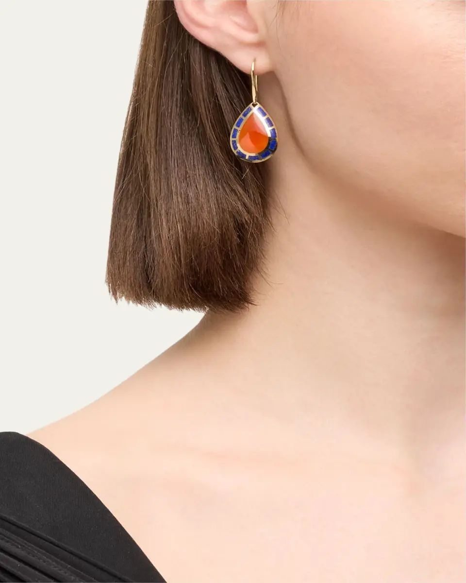 Jan Leslie Teardrop Dash Earrings | Thumbnail 2 Jan Leslie Teardrop Dash Earrings | Thumbnail 2