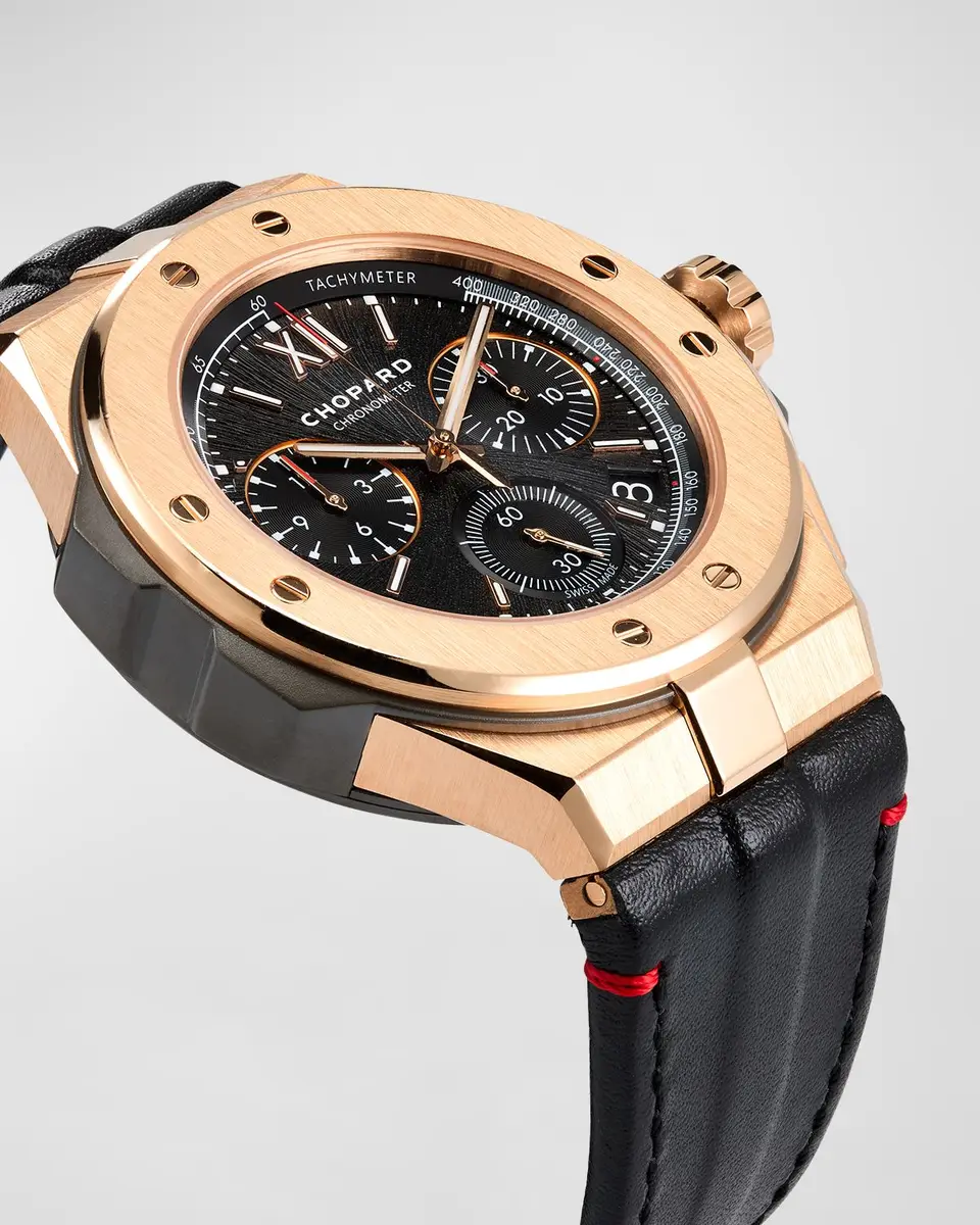 Chopard 44mm Alpine Eagle XL Chrono Watch with Leather Strap | Thumbnail 3 Chopard 44mm Alpine Eagle XL Chrono Watch with Leather Strap | Thumbnail 3