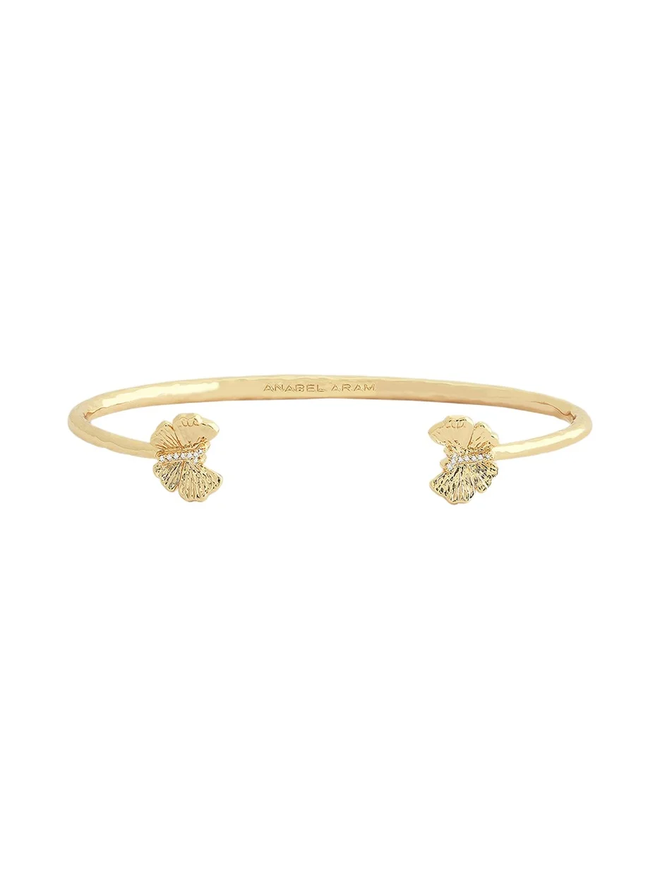Butterfly Gold Bangle Butterfly Gold Bangle
