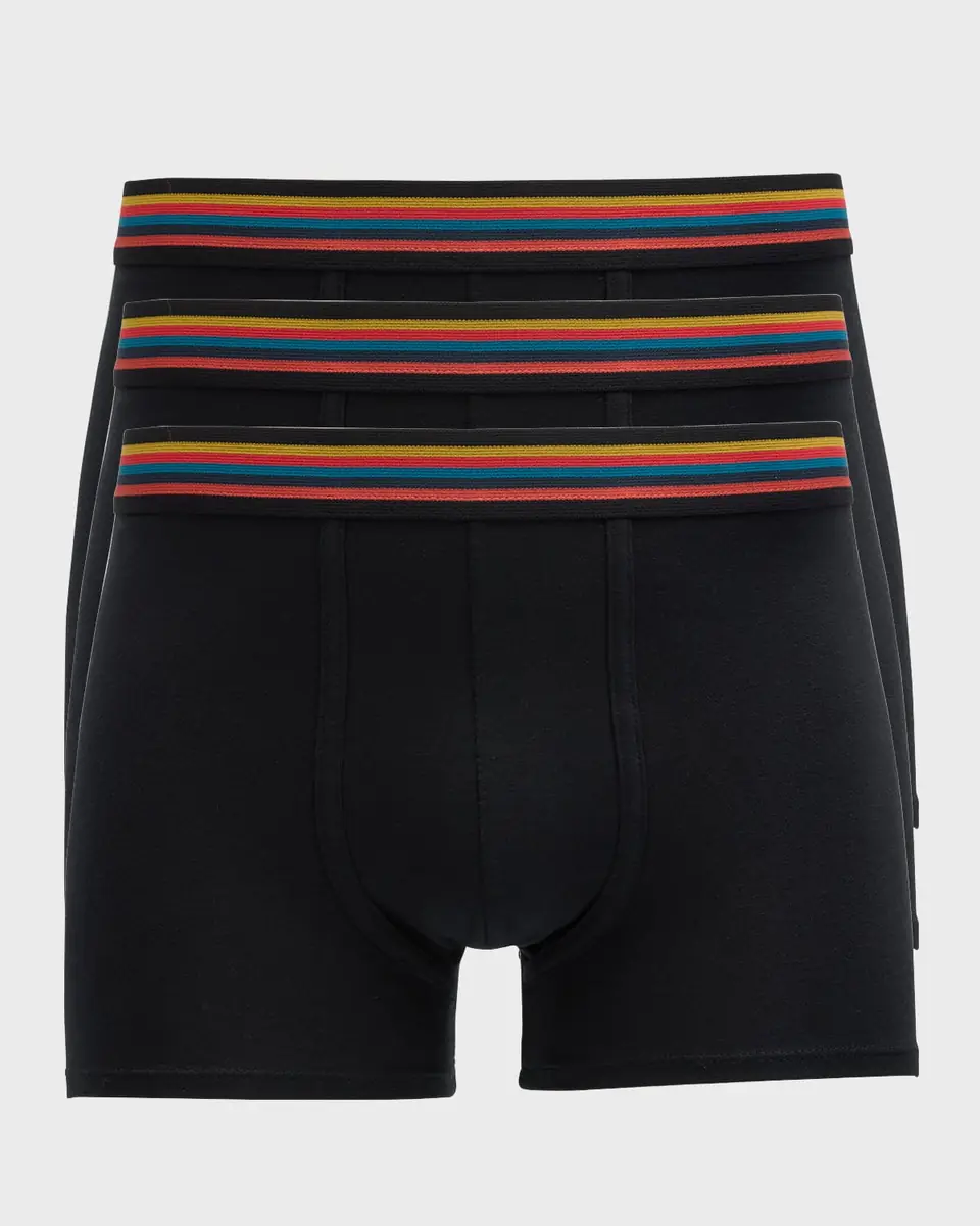 Paul Smith Men's 3-Pack Striped Waistband Trunks | Thumbnail 2 Paul Smith Men's 3-Pack Striped Waistband Trunks | Thumbnail 2