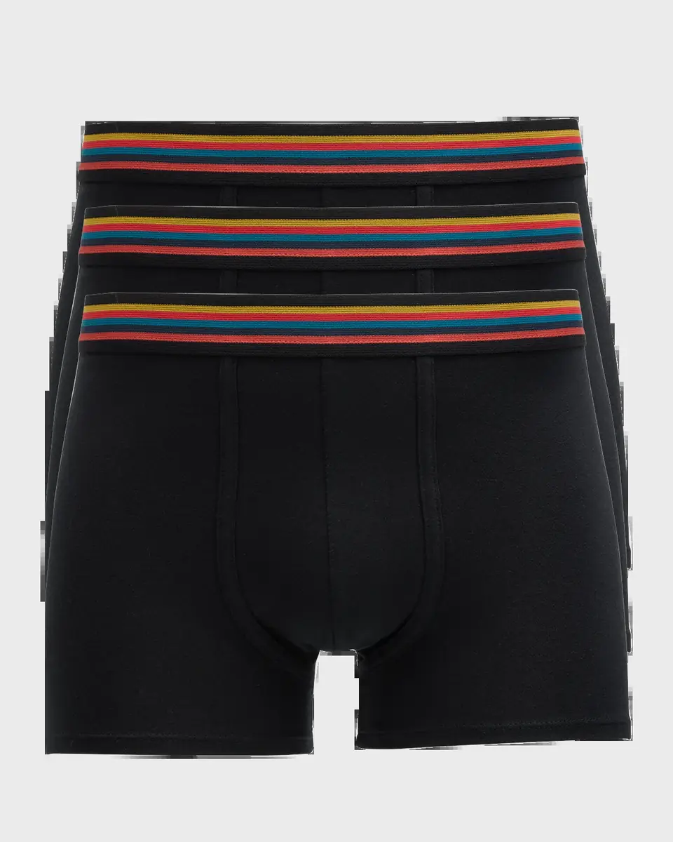 Paul Smith Men's 3-Pack Striped Waistband Trunks | Thumbnail 3 Paul Smith Men's 3-Pack Striped Waistband Trunks | Thumbnail 3