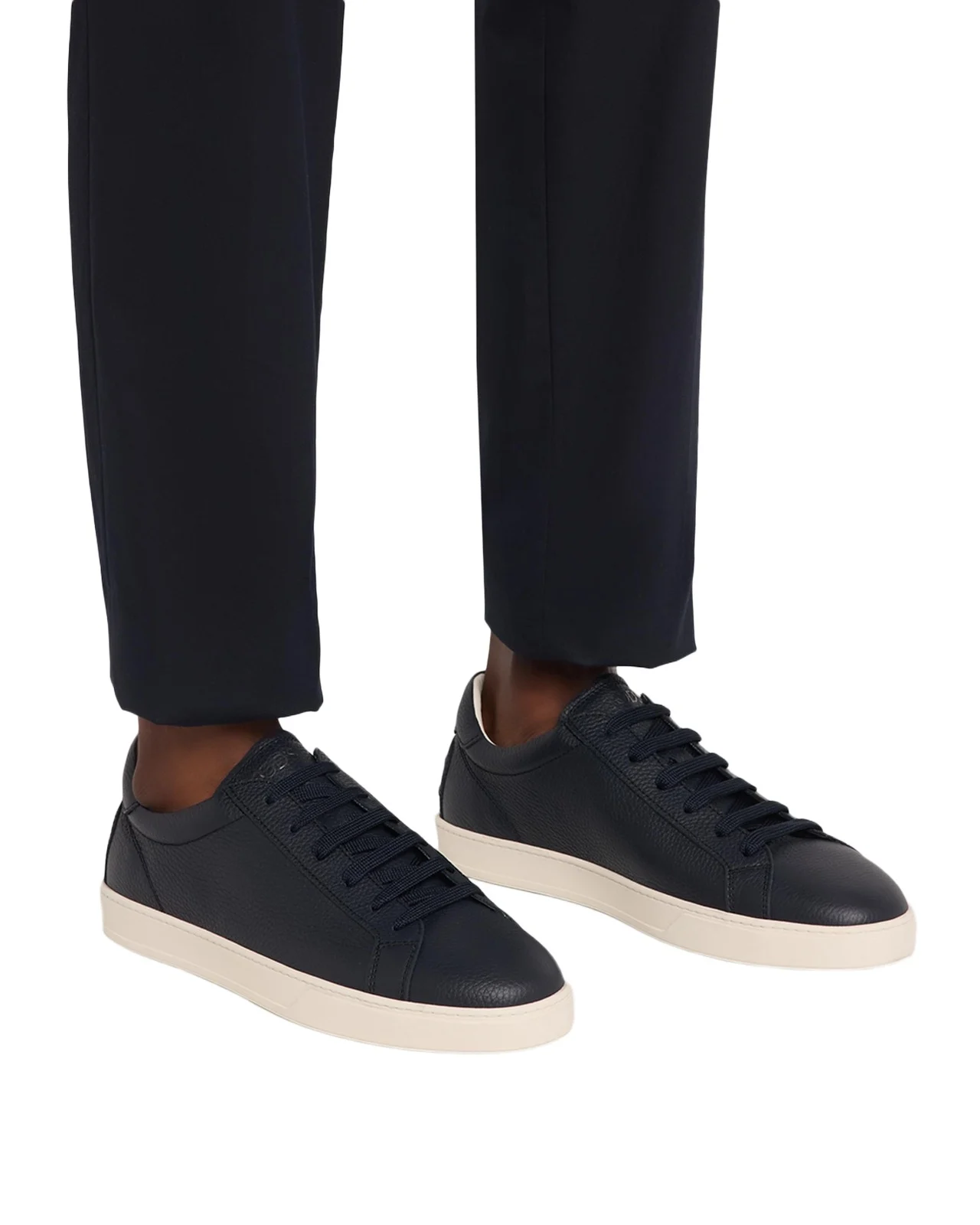 Men's Allacciata Casse Leather Low-Top Sneakers Men's Allacciata Casse Leather Low-Top Sneakers