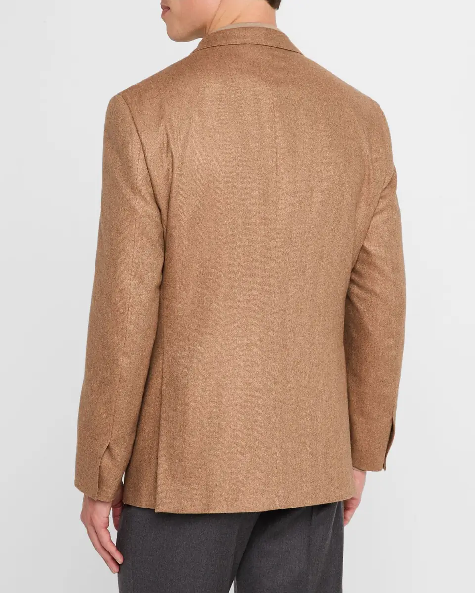Brioni Men's Herringbone Blazer | Thumbnail 3