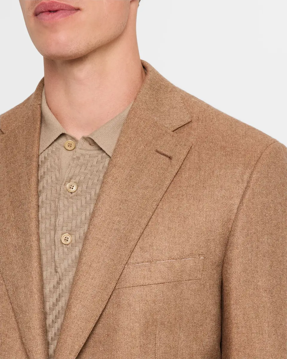 Brioni Men's Herringbone Blazer | Thumbnail 5