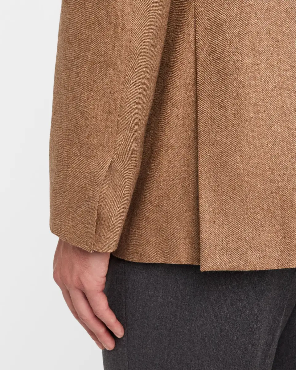 Brioni Men's Herringbone Blazer | Thumbnail 8