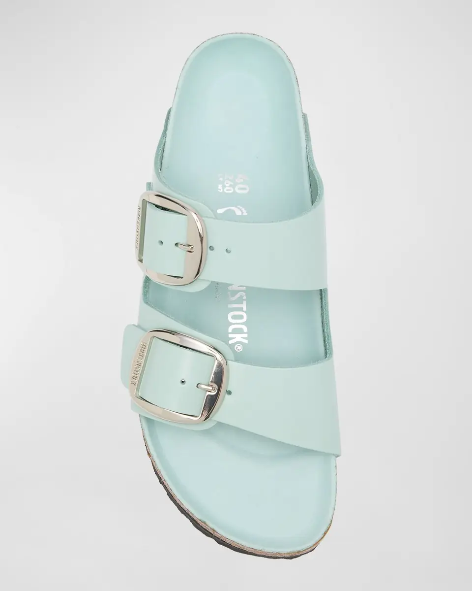 BIRKENSTOCK Arizona Leather Dual-Buckle Slide Sandals | Thumbnail 4 BIRKENSTOCK Arizona Leather Dual-Buckle Slide Sandals | Thumbnail 4