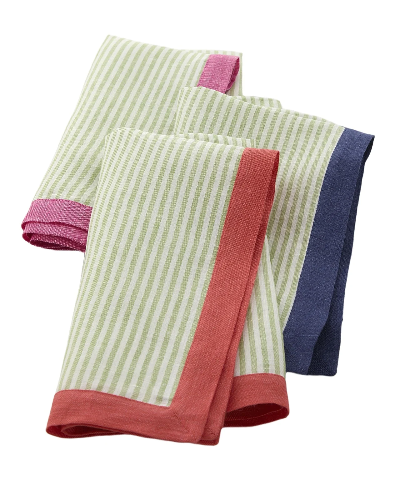 Deborah Rhodes Seersucker Border Napkins
