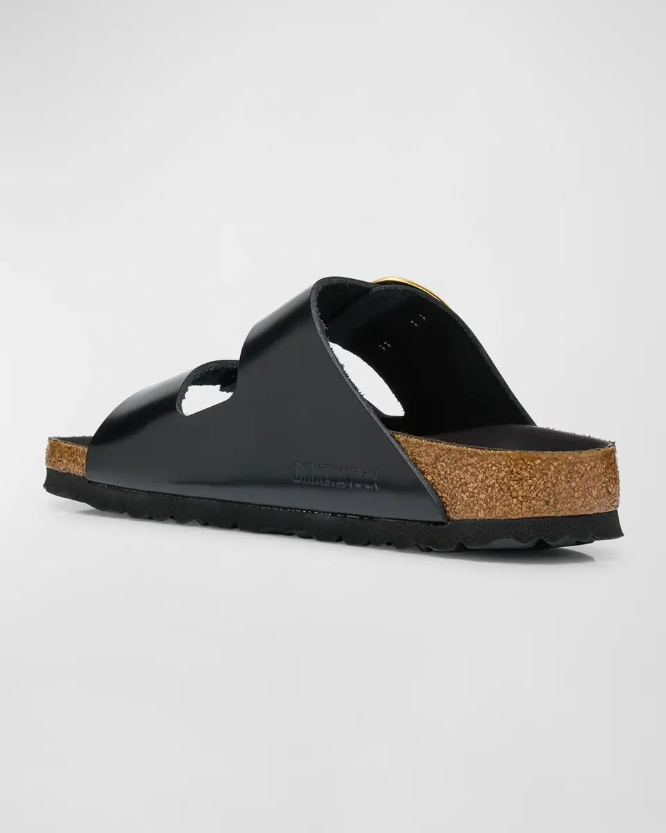 BIRKENSTOCK Arizona Leather Dual-Buckle Slide Sandals | Thumbnail 2