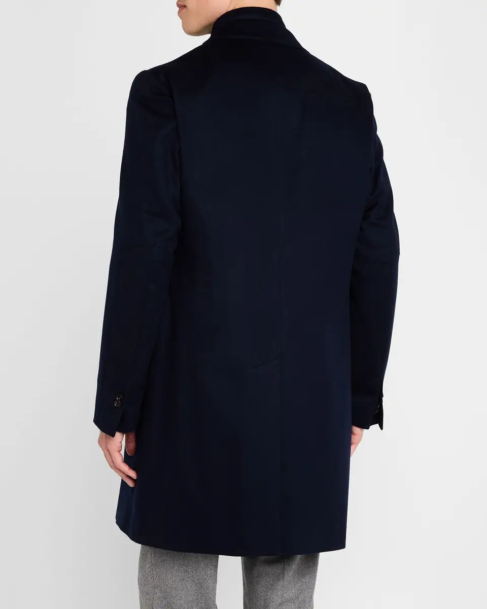 Corneliani Men's Wool ID Topcoat | Thumbnail 3 Corneliani Men's Wool ID Topcoat | Thumbnail 3