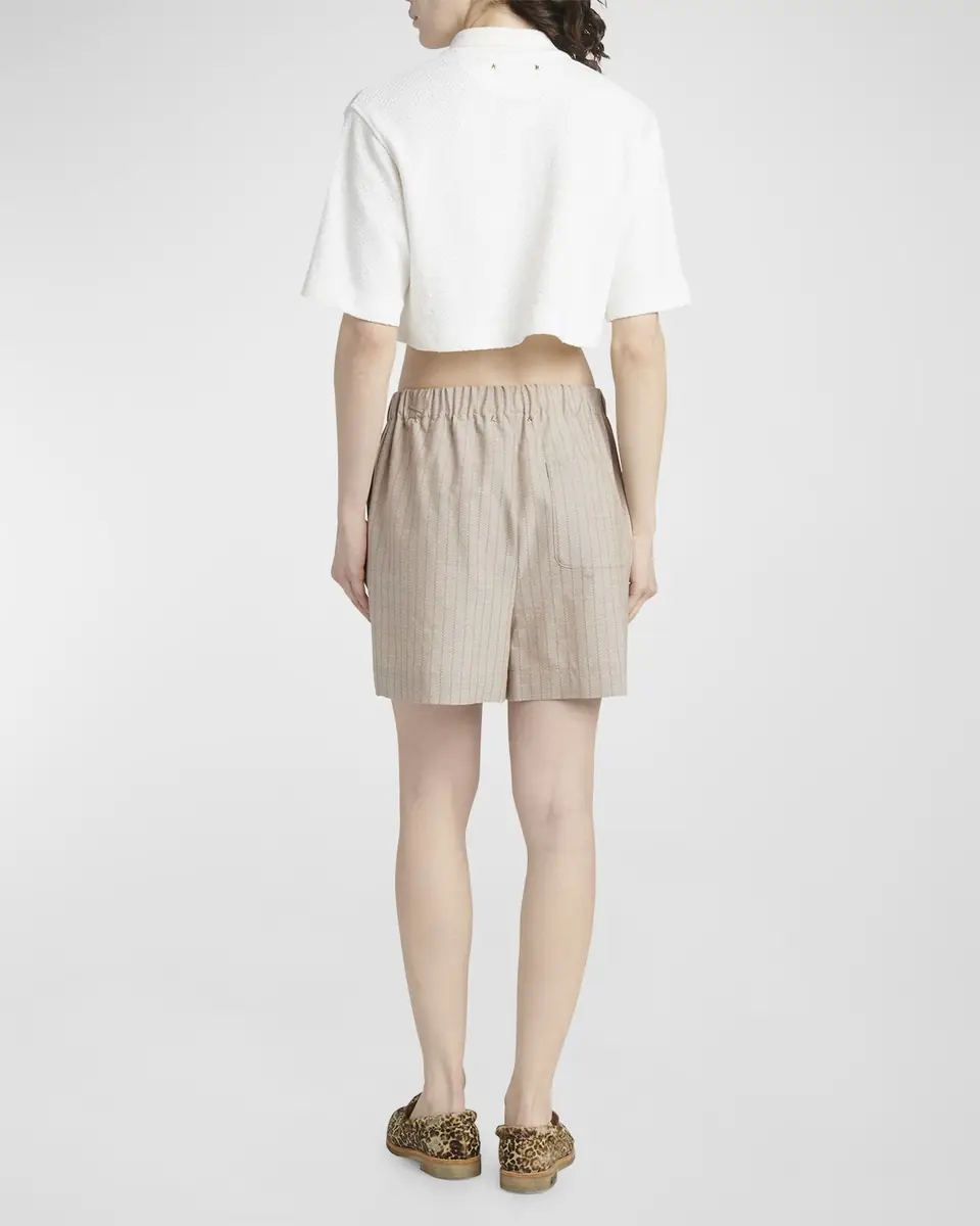 Golden Goose Stripe Jacquard Pull-On Shorts | Thumbnail 6 Golden Goose Stripe Jacquard Pull-On Shorts | Thumbnail 6