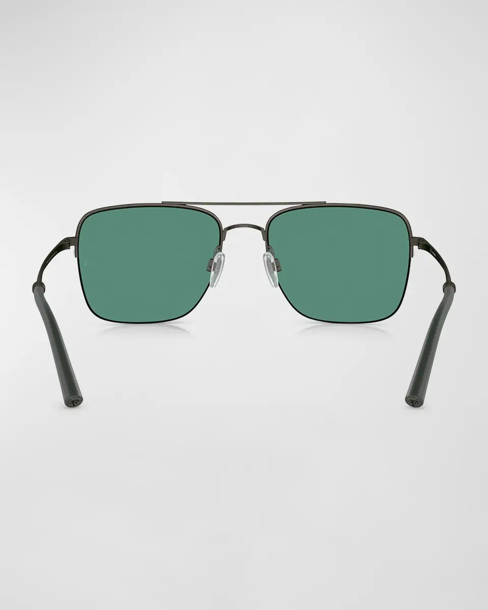 Oliver Peoples x Federer Men's R-2 Metal Aviator Sunglasses | Thumbnail 3 Oliver Peoples x Federer Men's R-2 Metal Aviator Sunglasses | Thumbnail 3