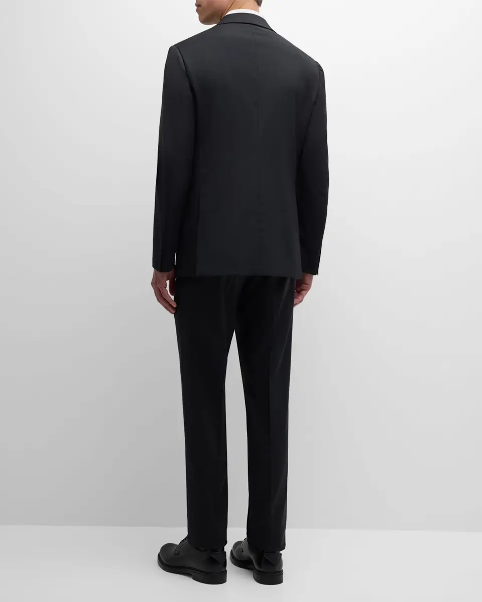 Brioni Men's Tonal Stripe Stretch Wool Suit | Thumbnail 3