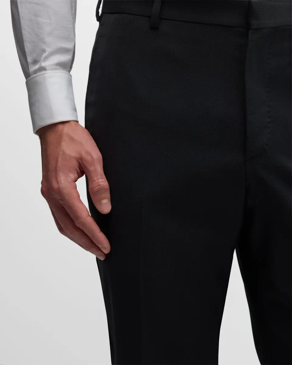 Brioni Men's Tonal Stripe Stretch Wool Suit | Thumbnail 10