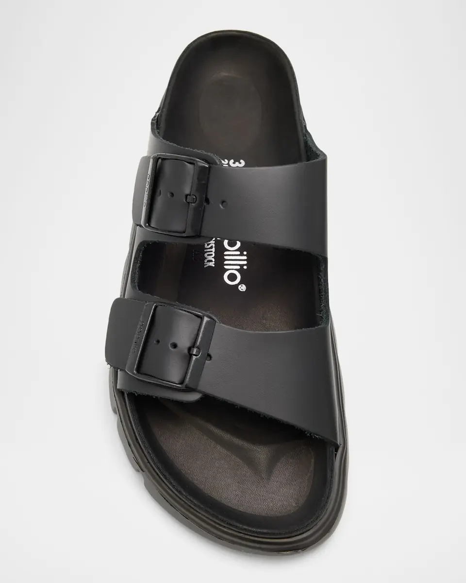 Birkenstock Arizona Exquisite Leather Dual-Buckle Platform Sandals | Thumbnail 6 Birkenstock Arizona Exquisite Leather Dual-Buckle Platform Sandals | Thumbnail 6