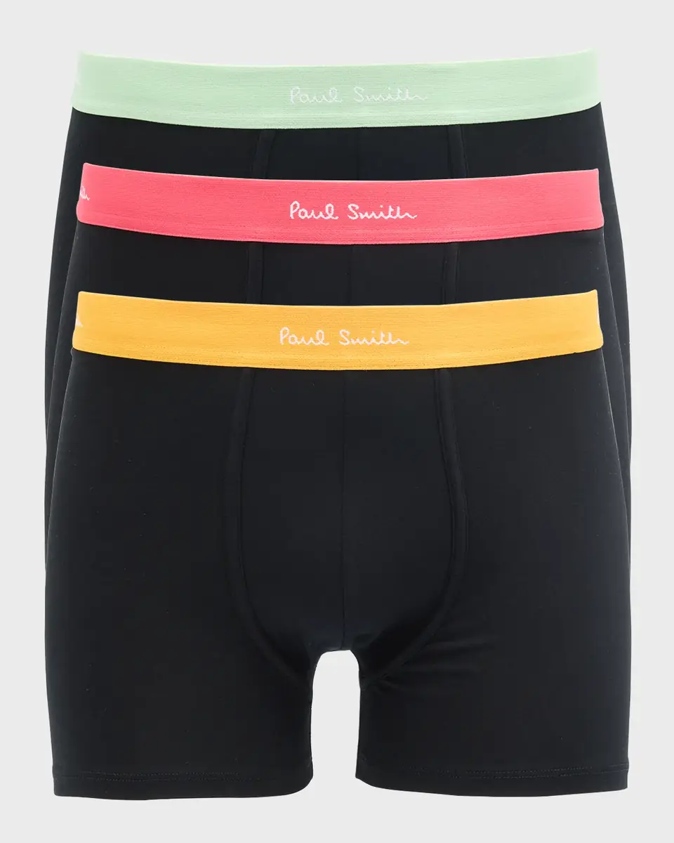 Paul Smith Men's Color-Band 3-Pack Trunks | Thumbnail 2