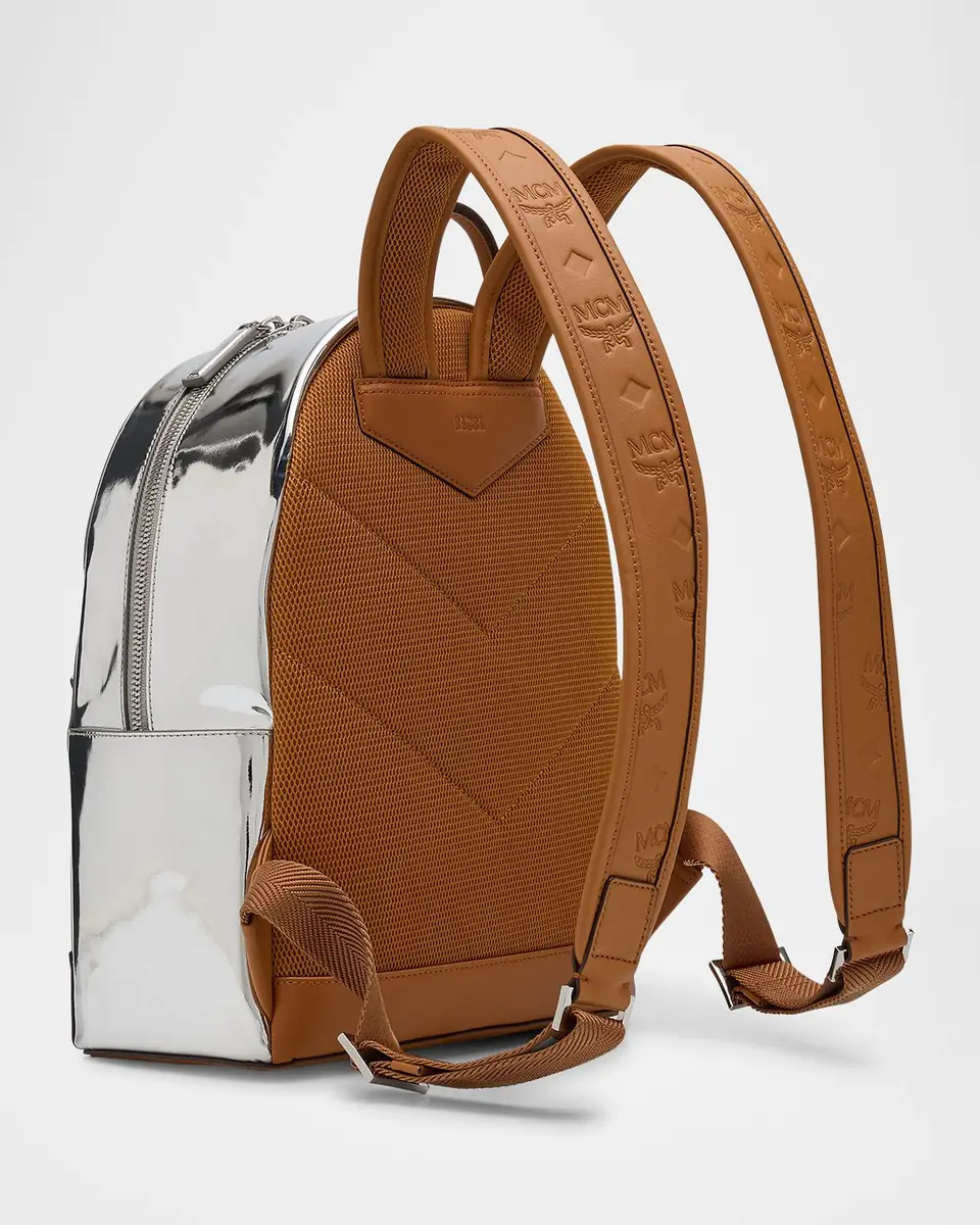 MCM Men's Stark Small Leather Backpack | Thumbnail 6