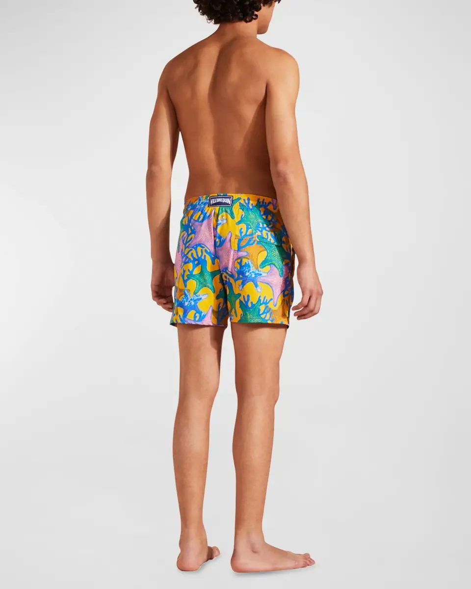 Vilebrequin Men's Glowed Star Swim Shorts | Thumbnail 3 Vilebrequin Men's Glowed Star Swim Shorts | Thumbnail 3
