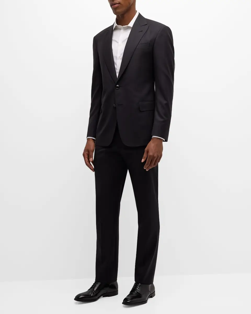 Giorgio Armani Men's Tonal Pinstripe Suit | Thumbnail 6 Giorgio Armani Men's Tonal Pinstripe Suit | Thumbnail 6