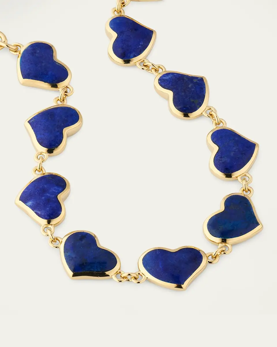 Jan Leslie 18K Gold Plated All Around Heart Bracelet | Thumbnail 3
