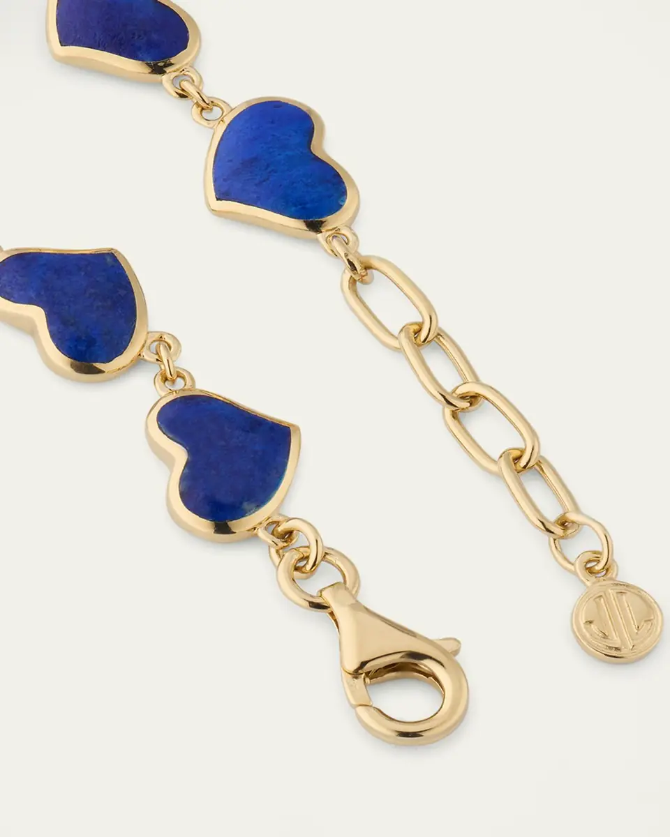 Jan Leslie 18K Gold Plated All Around Heart Bracelet | Thumbnail 4