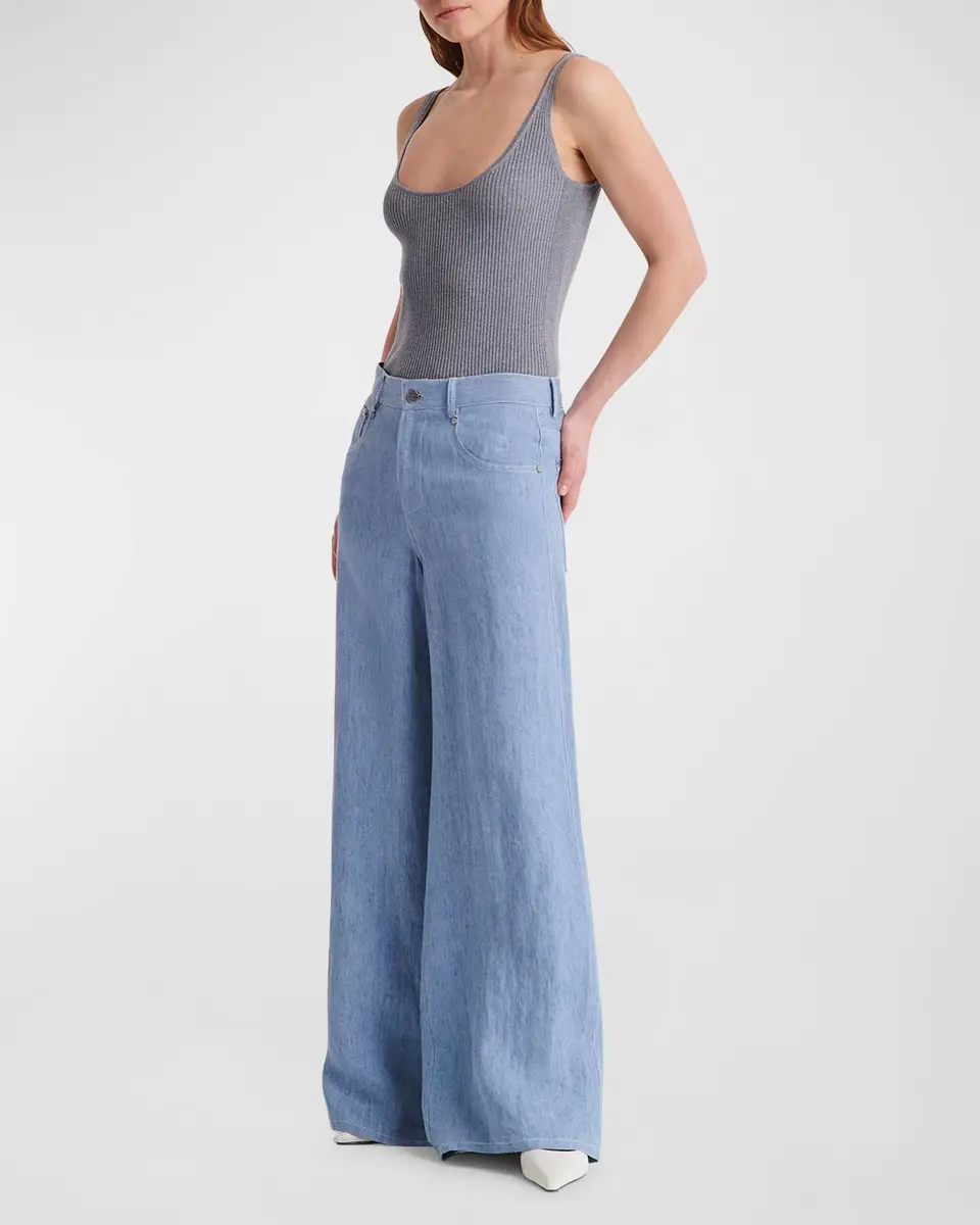 TWP Tiny Dancer Wide-Leg Denim Jeans | Thumbnail 2 TWP Tiny Dancer Wide-Leg Denim Jeans | Thumbnail 2