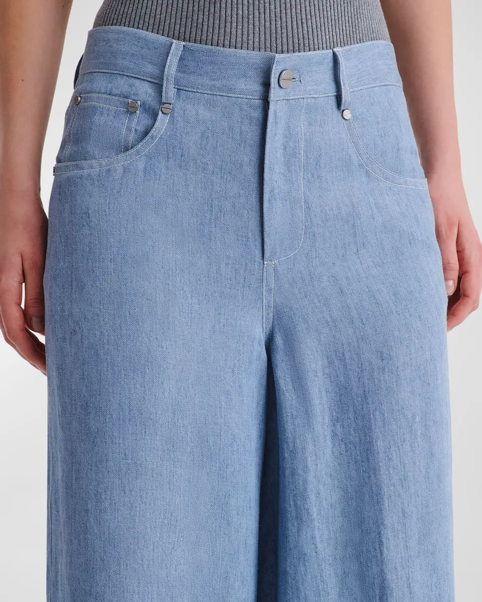 TWP Tiny Dancer Wide-Leg Denim Jeans | Thumbnail 3 TWP Tiny Dancer Wide-Leg Denim Jeans | Thumbnail 3