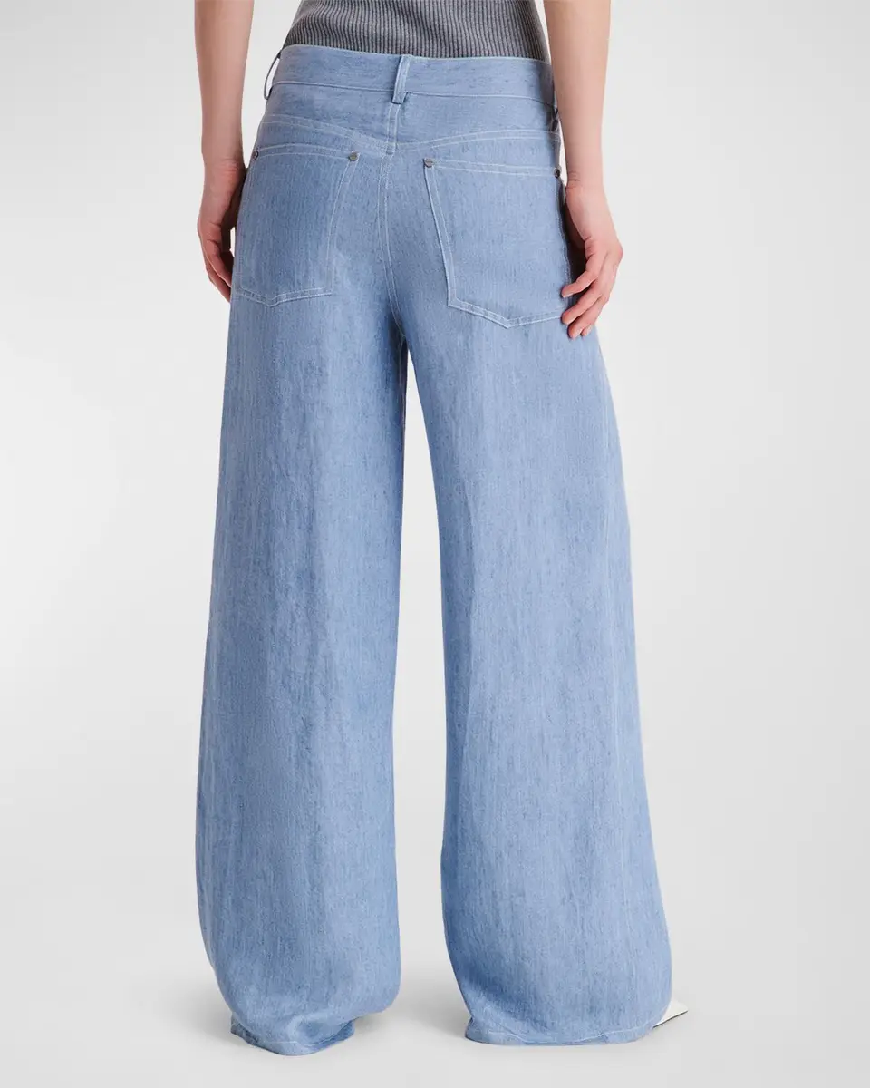 TWP Tiny Dancer Wide-Leg Denim Jeans | Thumbnail 4 TWP Tiny Dancer Wide-Leg Denim Jeans | Thumbnail 4