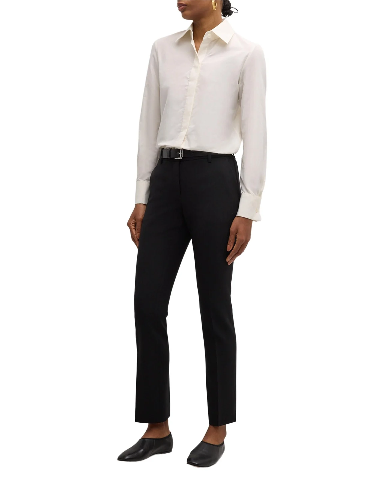 Manhattan Cropped Cigarette Pants