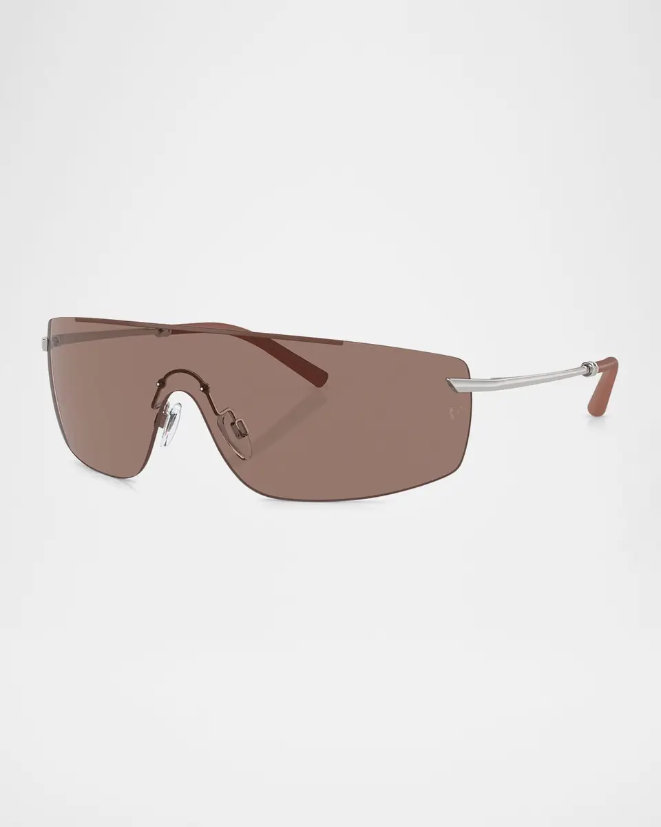 Oliver Peoples x Roger Federer Men's R-5 Metal Shield Sunglasses | Thumbnail 2